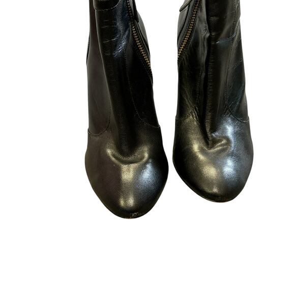 Nine West Mainstay Ankle Booties – Women’s 8M. Black leather stiletto heels - Picture 9 of 11